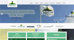 Desktop Screenshot of dronninglund-golfklub.dk